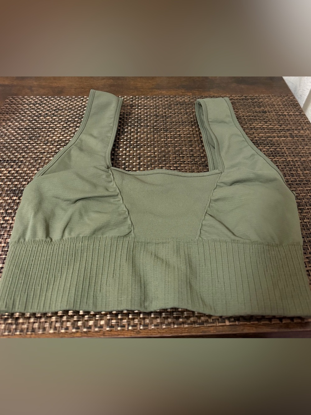 NWOT Free People seamless ribbed square tank XS/S